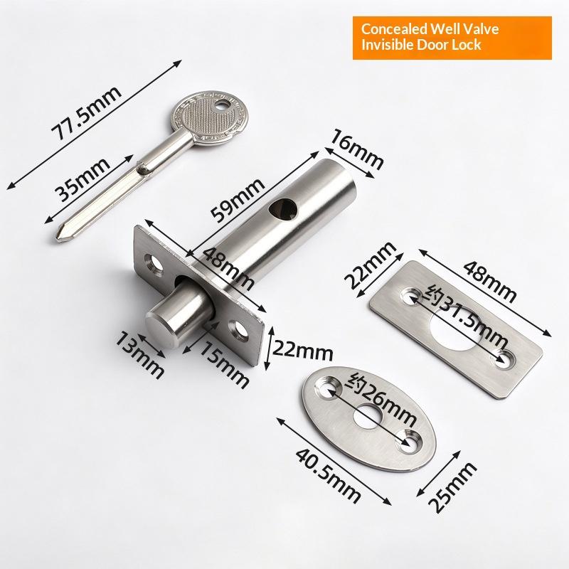 Home Security Officer - Stainless Steel Anti Theft Hidden Door