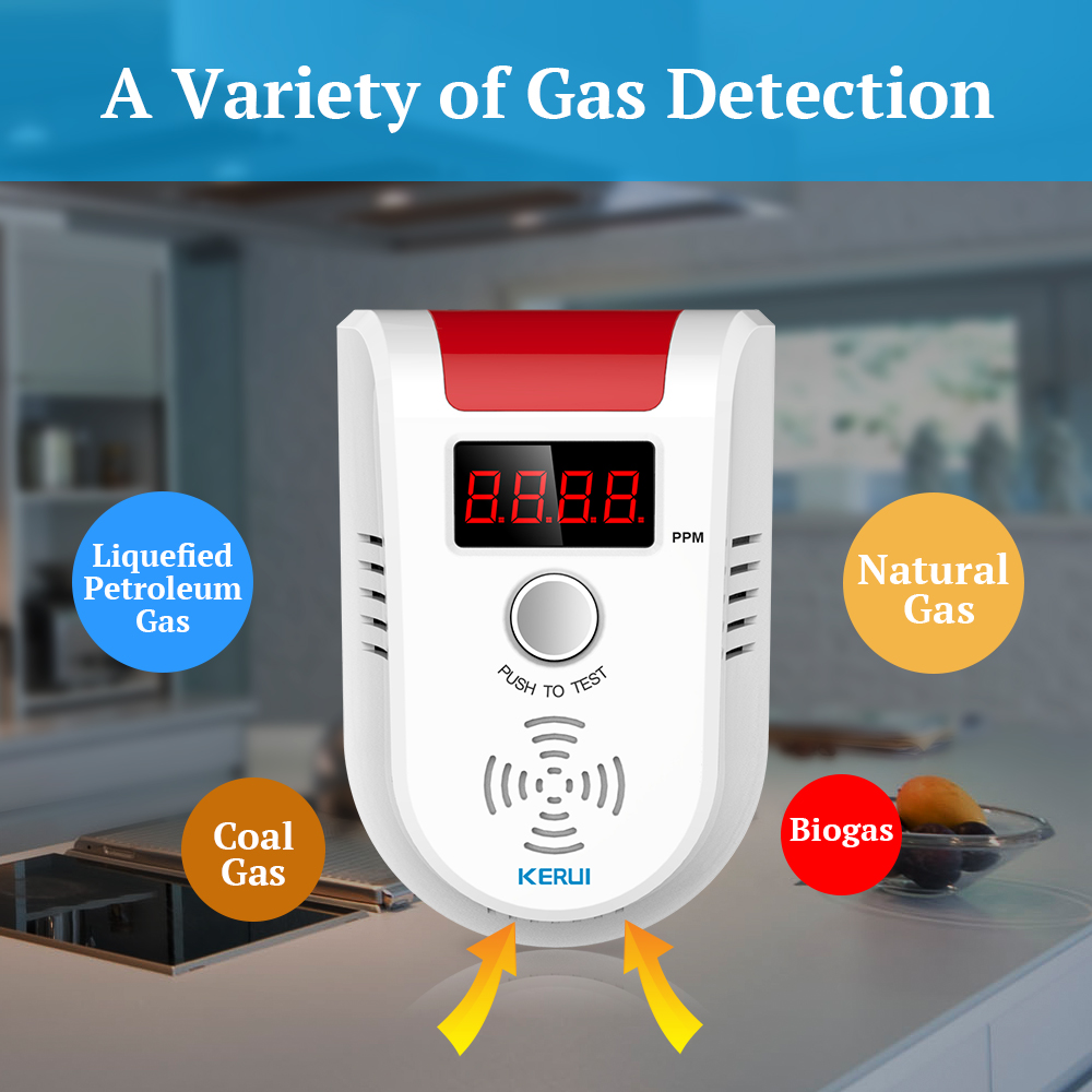 KERUI GD13 LPG GAS Detector Al - đánh giá và giá Home Security Equipment