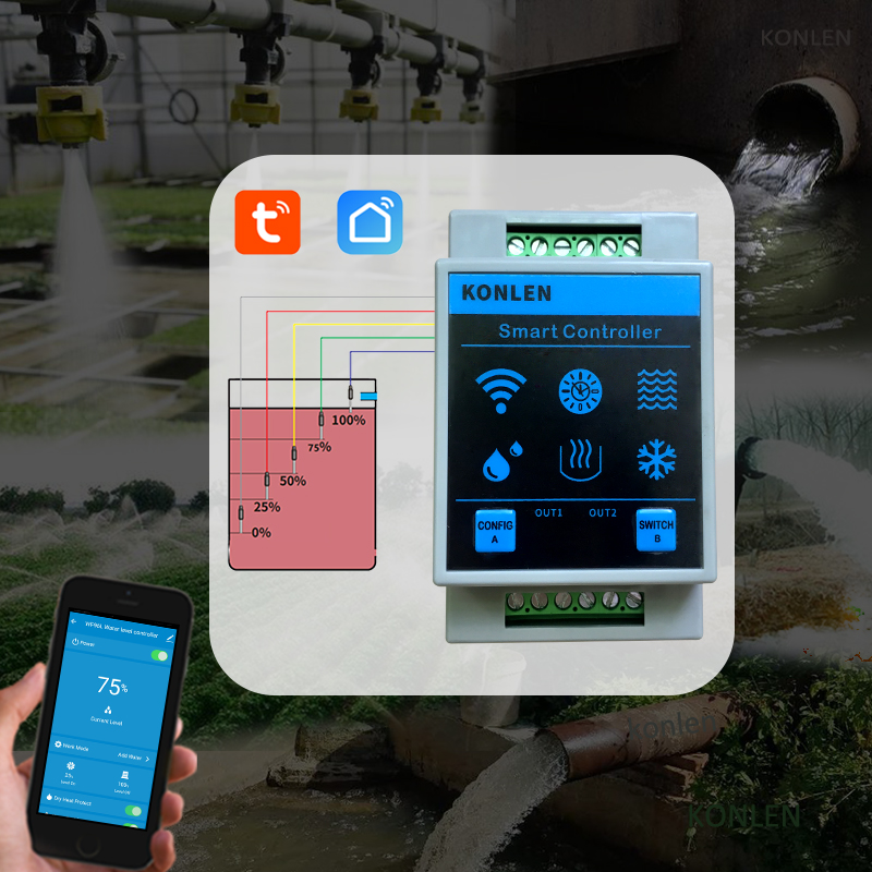 KONLEN Tuya Water Level Sensor - đánh giá và giá Home Security Outdoor