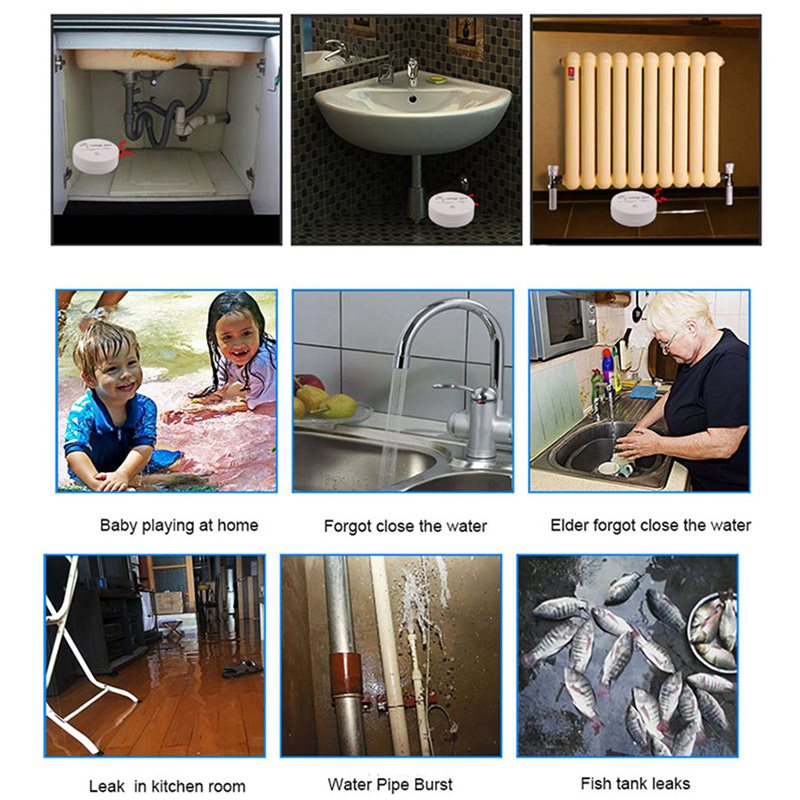 10X Water Overflow Leakage Ala - đánh giá và giá Home Security Alarm System
