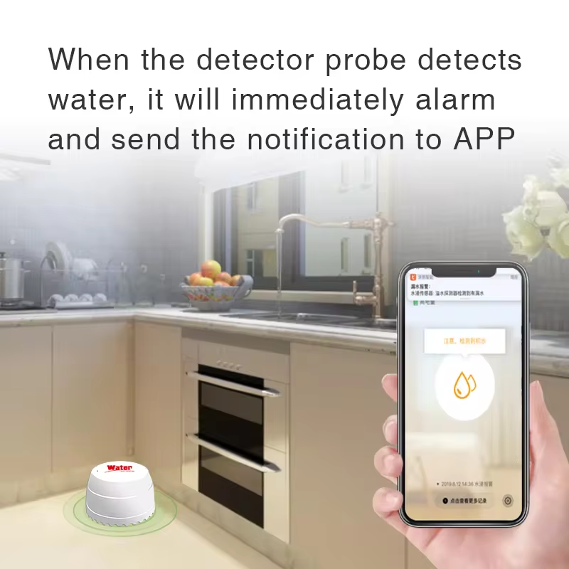 Tuya WiFi Water Leak Detector  - đánh giá và giá Home Security Equipment
