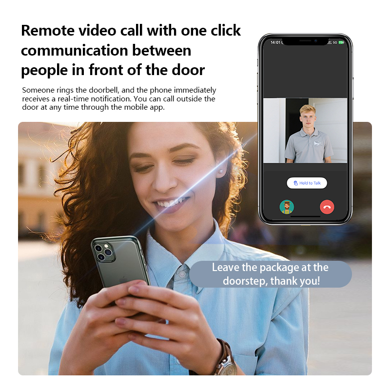 Smart Video Doorbell Camera, W - đánh giá và giá Home Security Doorbell Camera
