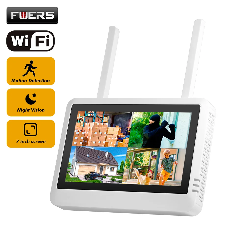 FUERS 8CH Wireless NVR Securit - đánh giá và giá Home Security Systems Wireless