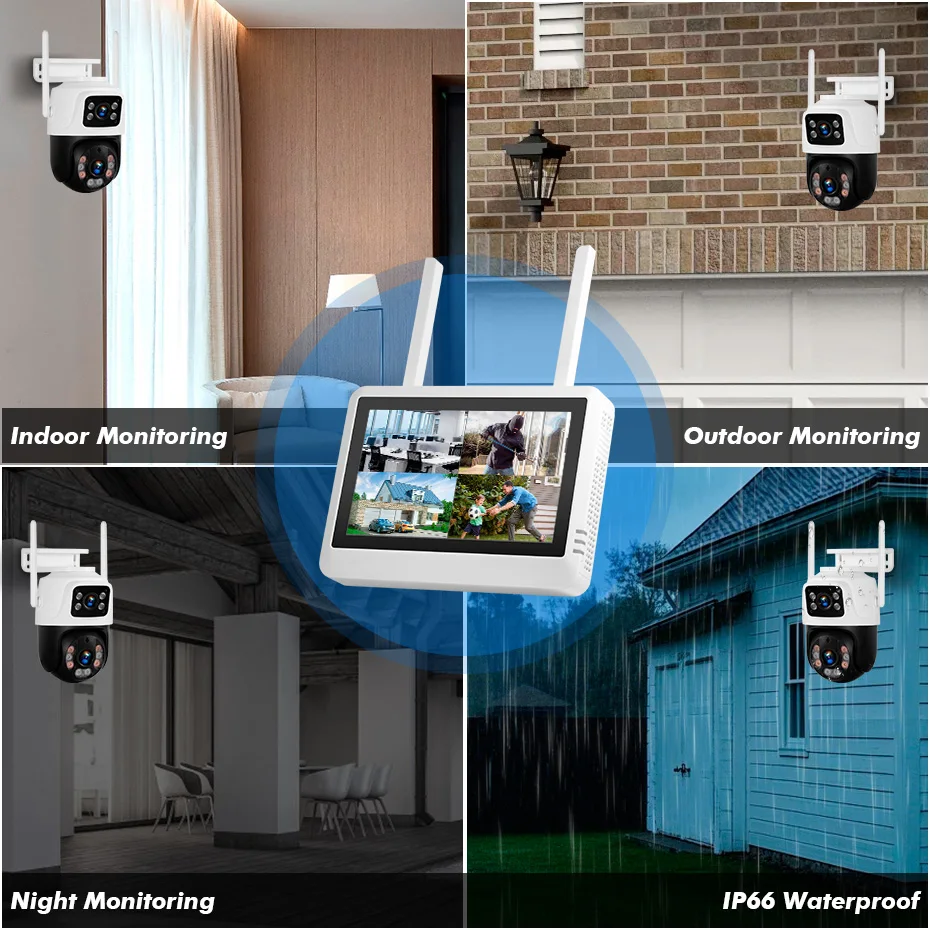 FUERS 8CH Wireless NVR Securit - đánh giá và giá Home Security Systems Wireless