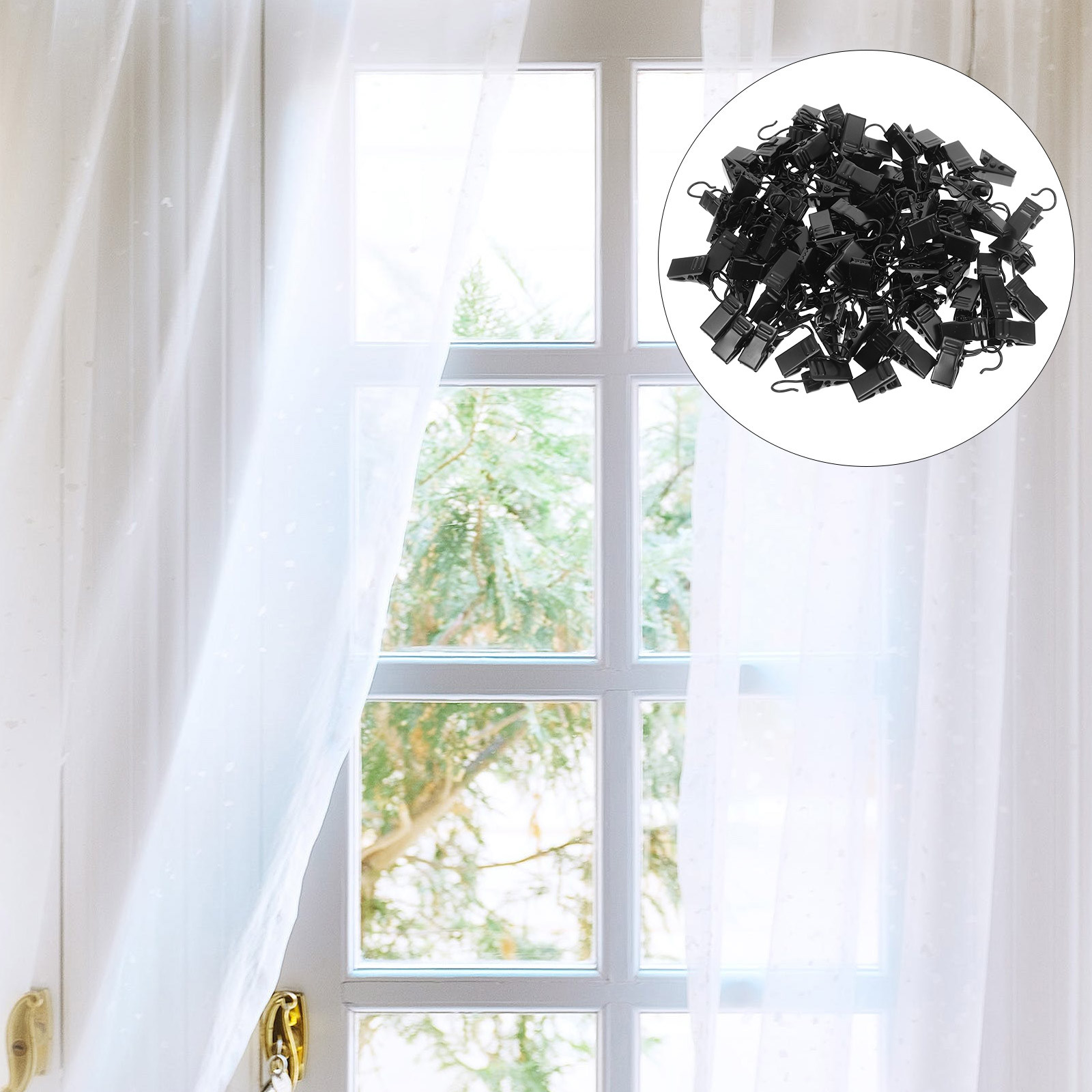 100Pcs Heavy Duty Curtain Clip - đánh giá và giá Home Security Officer