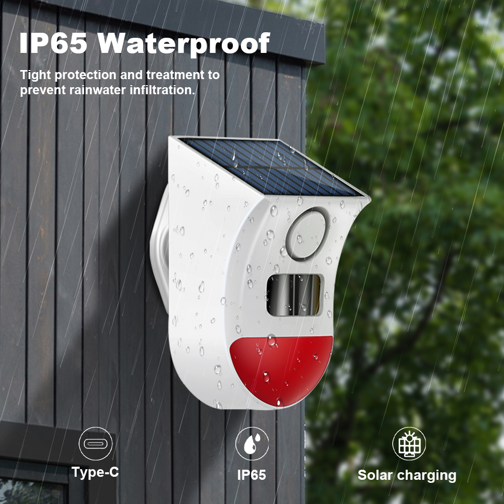 Tuya Zigbee Solar Siren Alarm  - đánh giá và giá Home Security Equipment