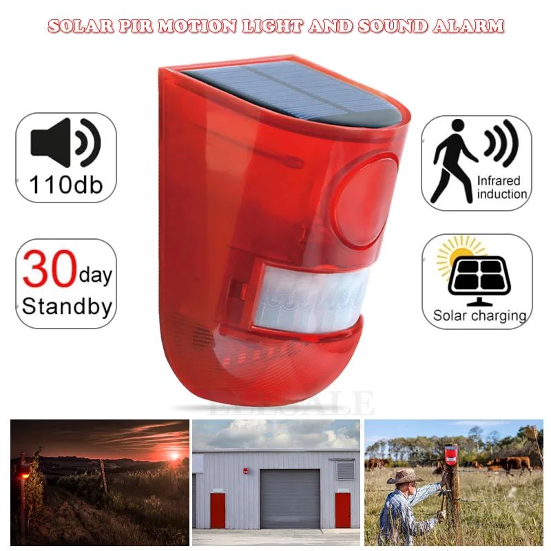 Waterproof Solar Powered Alarm - đánh giá và giá Home Security Equipment