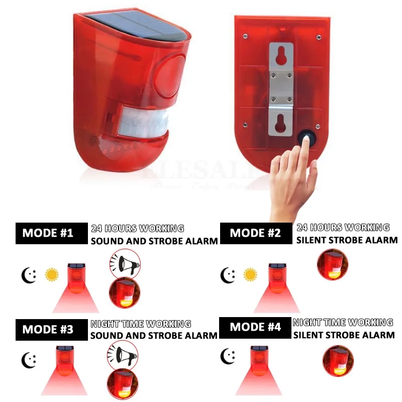 Waterproof Solar Powered Alarm - đánh giá và giá Home Security Equipment