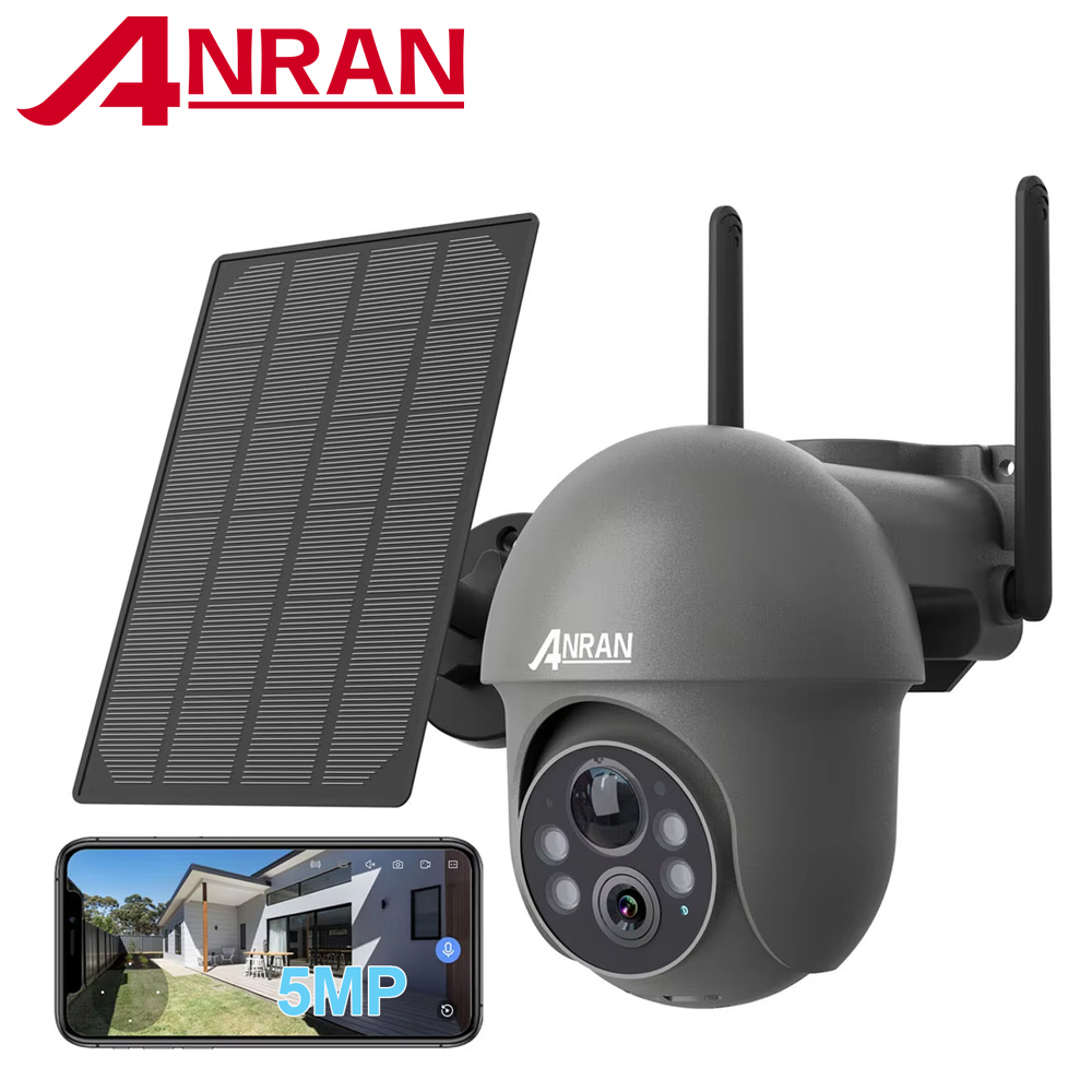 ANRAN 2K WiFi Camera 3/5MP Sol - đánh giá và giá Home Security Cameras Wireless