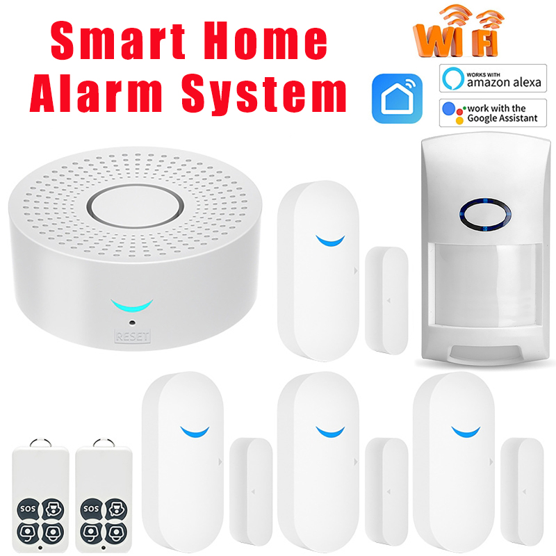 433MHz Smart Home Tuya WiFi Do - đánh giá và giá Home Security Alarm System