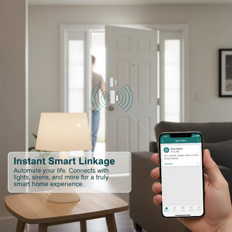 Smart Mini Door Window Sensor  - đánh giá và giá Home Security Officer