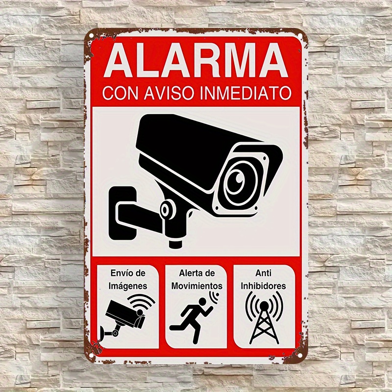 Security Camera Alarm Sign - S - đánh giá và giá Home Security Logo