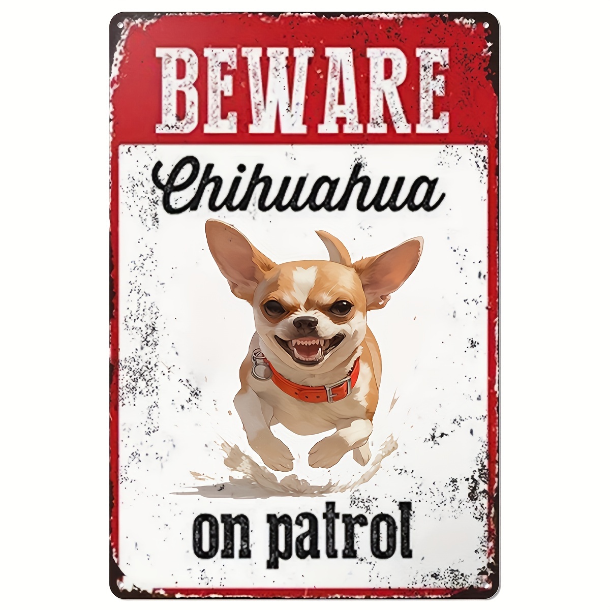 Beware of Chihuahua on Patrol  - đánh giá và giá Home Security Outdoor