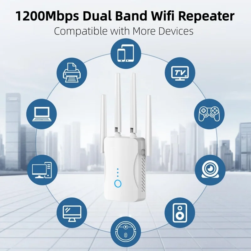 1200Mbps Dual Band WiFi Repeat - đánh giá và giá Home Security Outdoor