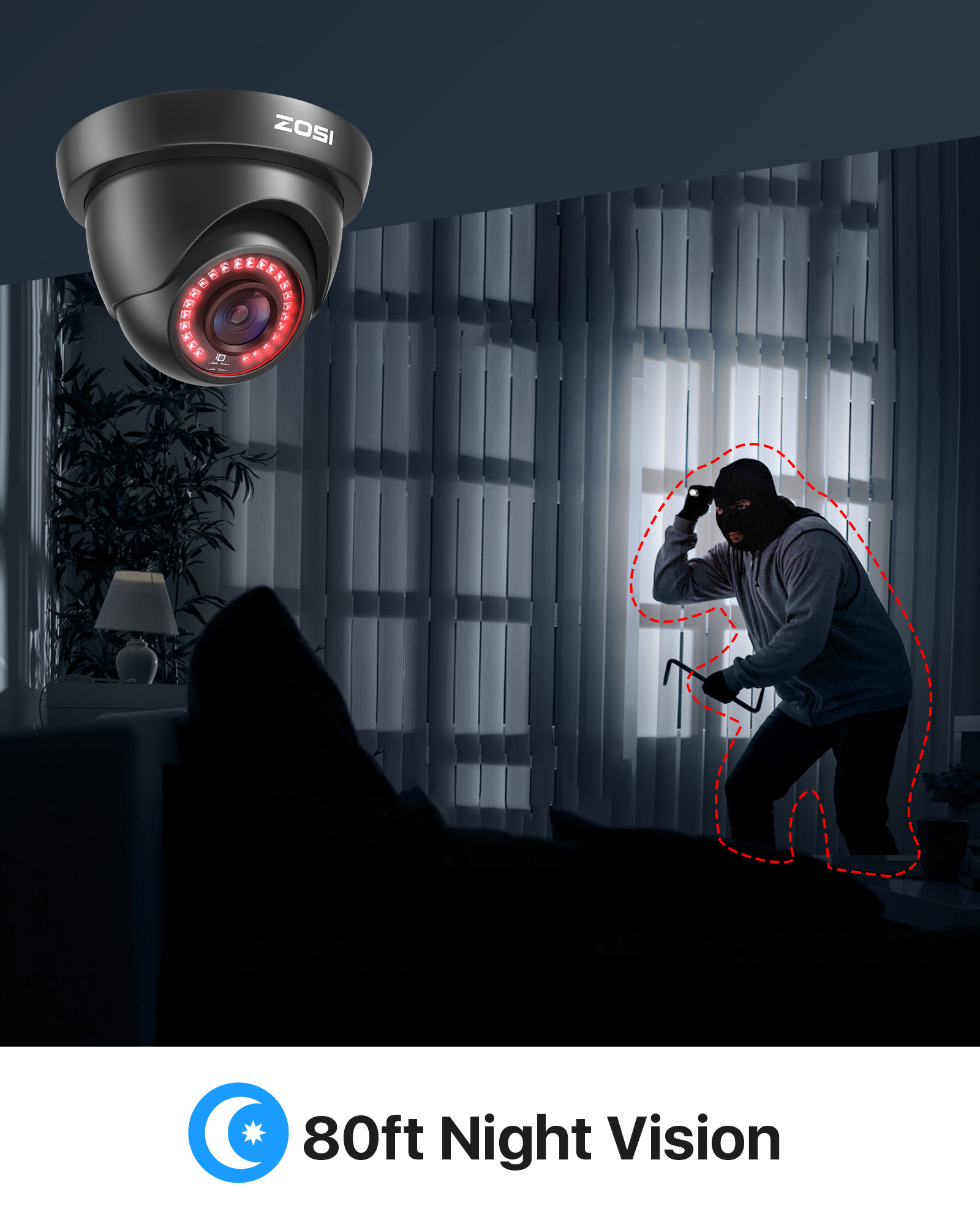 ZOSI 2.0MP HD 1080P CCTV Secur - đánh giá và giá Home Security Systems With Cameras