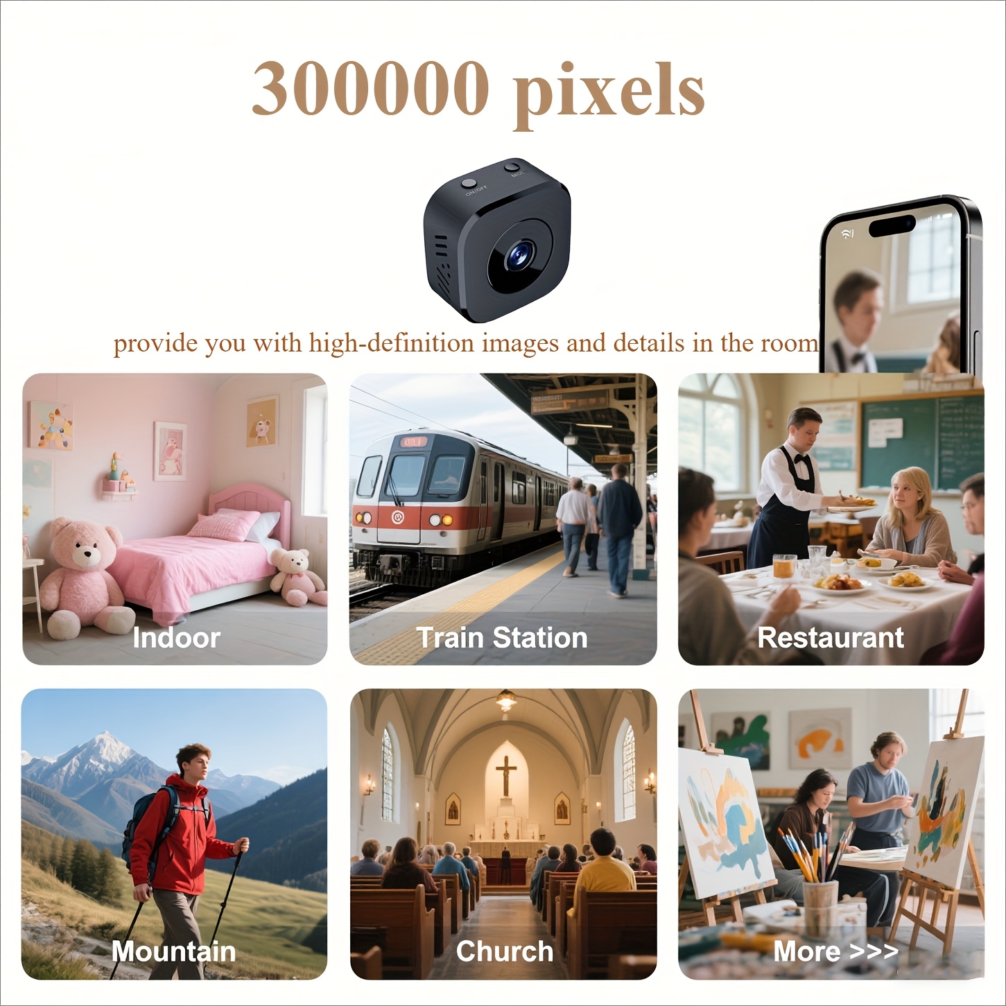 1080P HD Mini WiFi Camera Indo - đánh giá và giá Home Security Monitoring