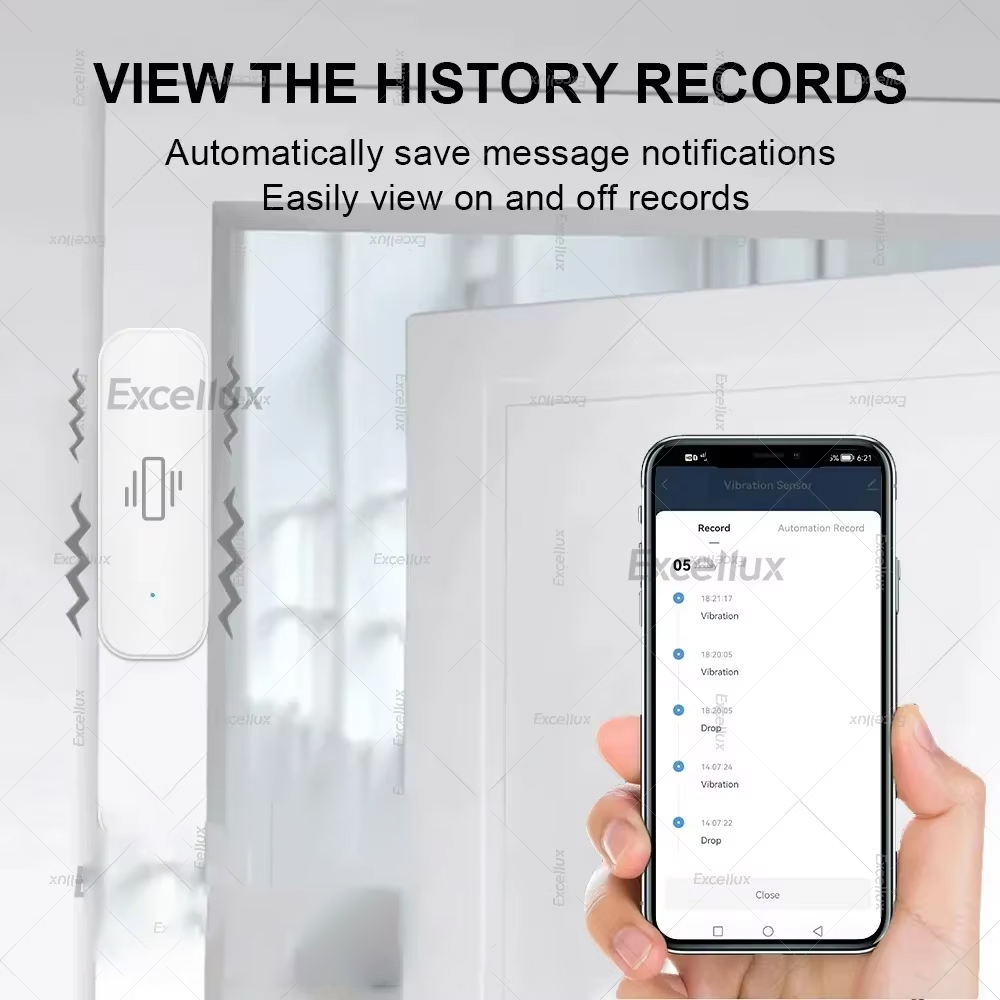 Zigbee Smart Vibration Sensor  - đánh giá và giá Home Security Monitoring