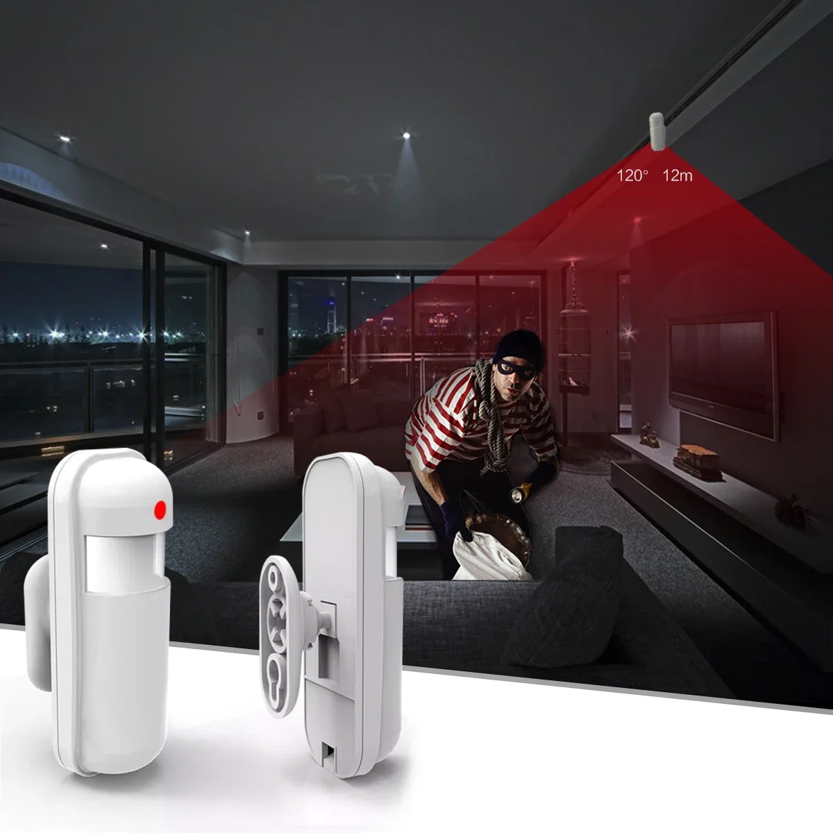 433MHz Motion Sensor Wireless  - đánh giá và giá Home Security Equipment