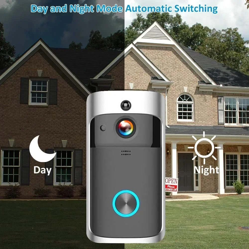 720P HD Smart Home Wireless WI - đánh giá và giá Home Security Doorbell Camera