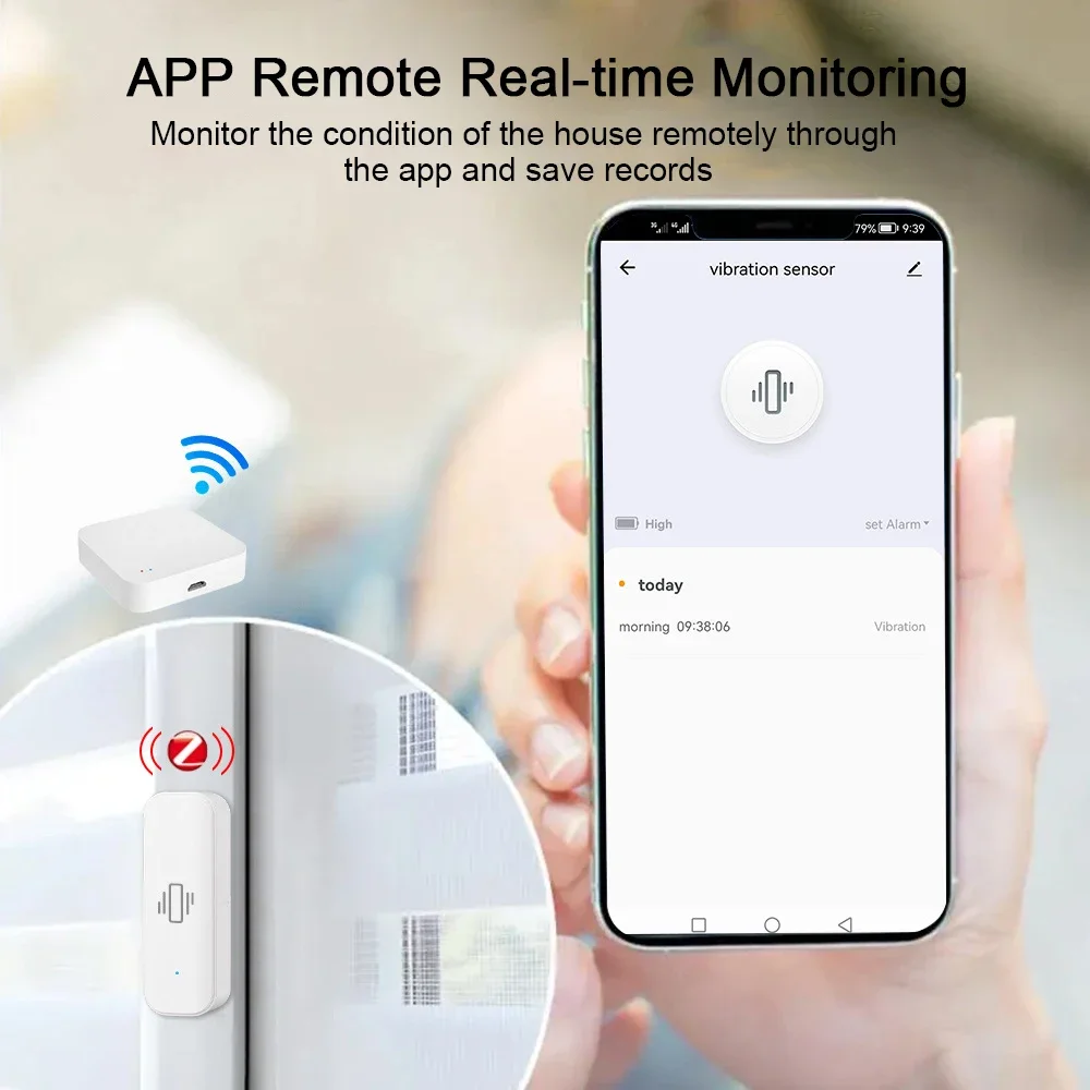 Tuya WiFi/Zigbee Smart Vibrati - đánh giá và giá Home Security Monitoring
