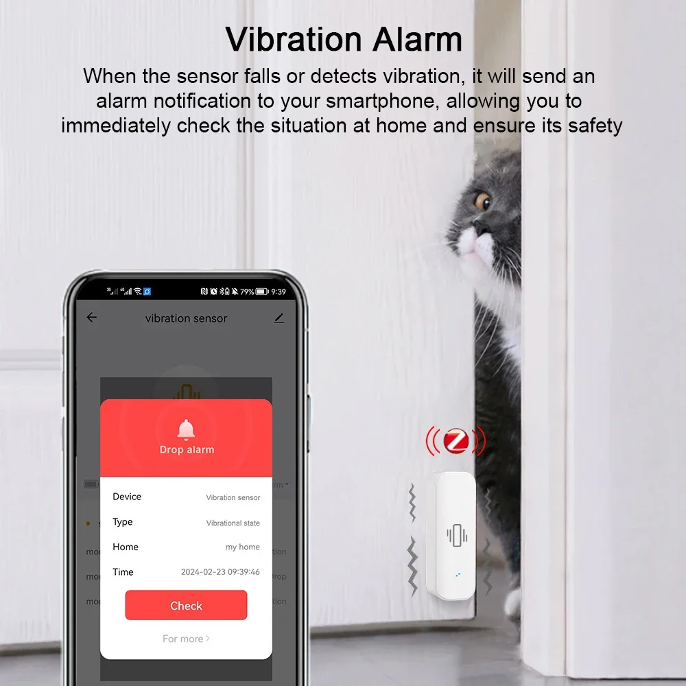Tuya WiFi/Zigbee Smart Vibrati - đánh giá và giá Home Security Monitoring