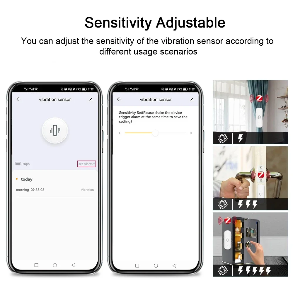 Tuya WiFi/Zigbee Smart Vibrati - đánh giá và giá Home Security Monitoring