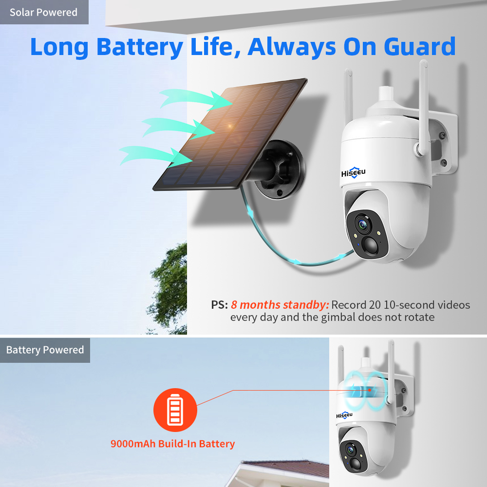 Hiseeu 3MP Cloud AI WiFi Video - đánh giá và giá Home Security Cameras Wireless