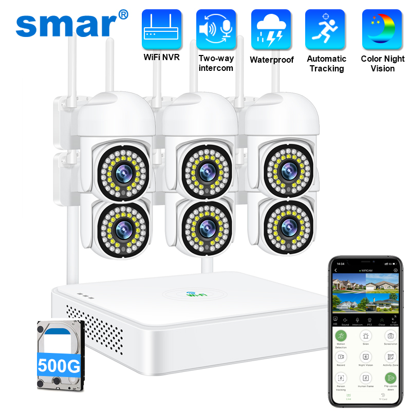 Smar 3MP Wireless CCTV Securit - đánh giá và giá Home Security Cameras Wireless