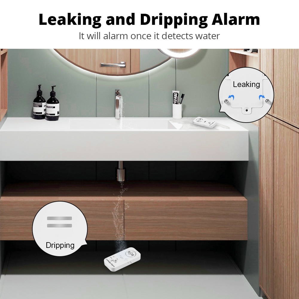 KERUI Wireless Water Sensor 90 - đánh giá và giá Home Security Outdoor